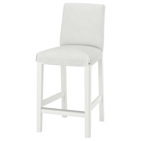 Ikea BERGMUND - Bar stool frame, white, 62 cm