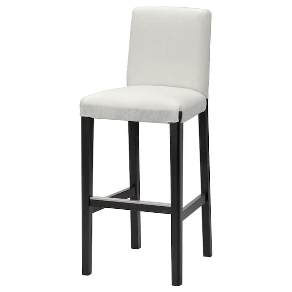 Ikea BERGMUND - Bar stool frame, black, 75 cm