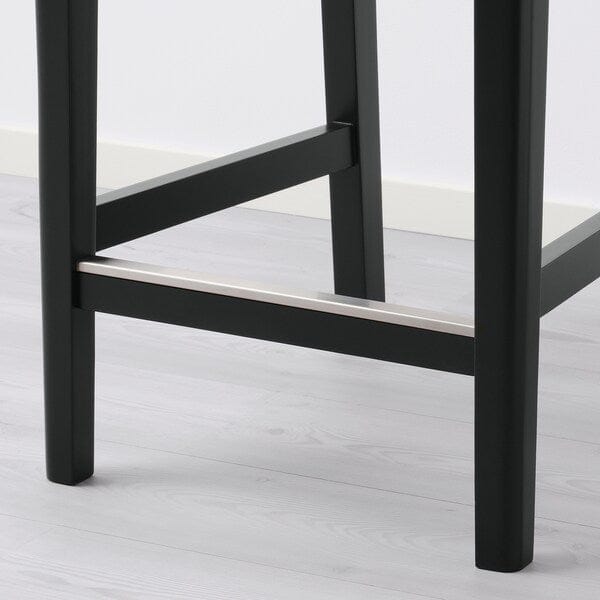 Ikea BERGMUND - Bar stool frame, black, 62 cm