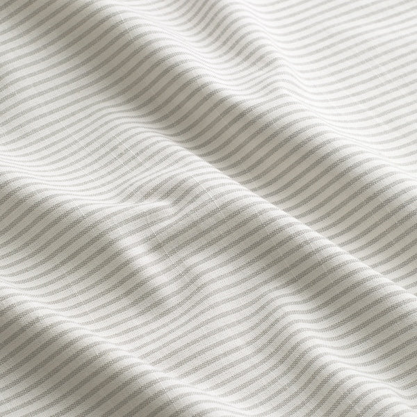 BERGPALM - Pillowcase, grey/striped, 50x80 cm