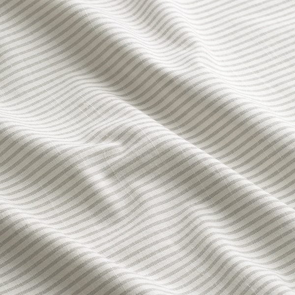 Ikea BERGPALM - Pillowcase, grey/striped, 50x80 cm