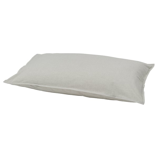 BERGPALM - BERGPALM Pillowcase, grey/striped, 50x80 cm