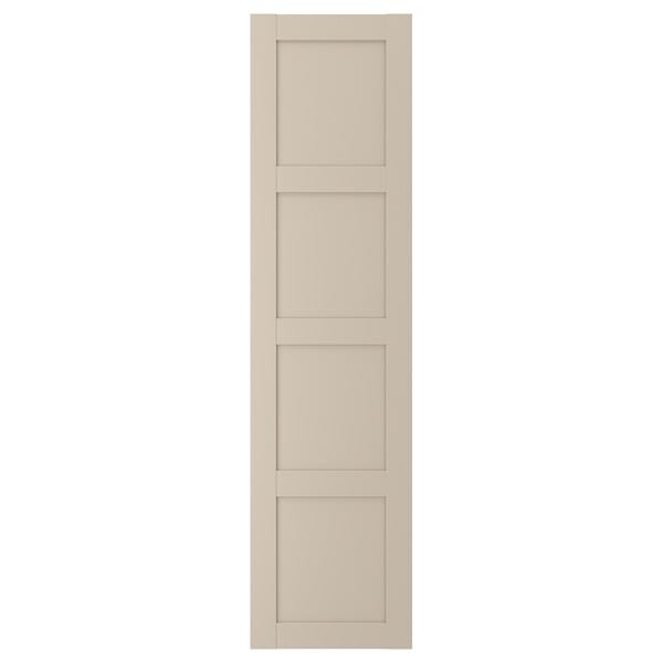 Ikea BERGSBO - Door with hinges, grey-beige, 50x195 cm