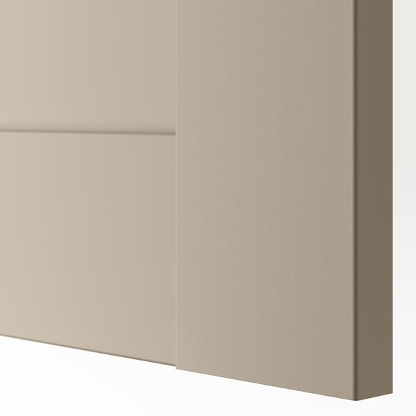 Ikea BERGSBO - Door with hinges, grey-beige, 50x229 cm