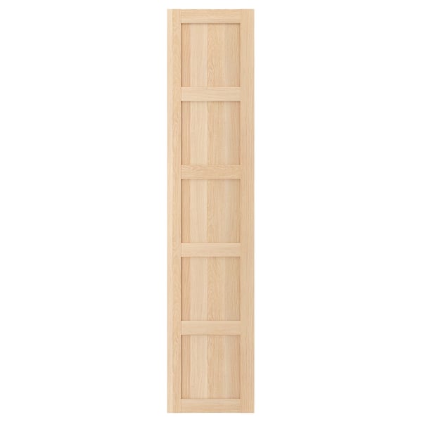 BERGSBO door, white stained oak effect, 50x229 cm
