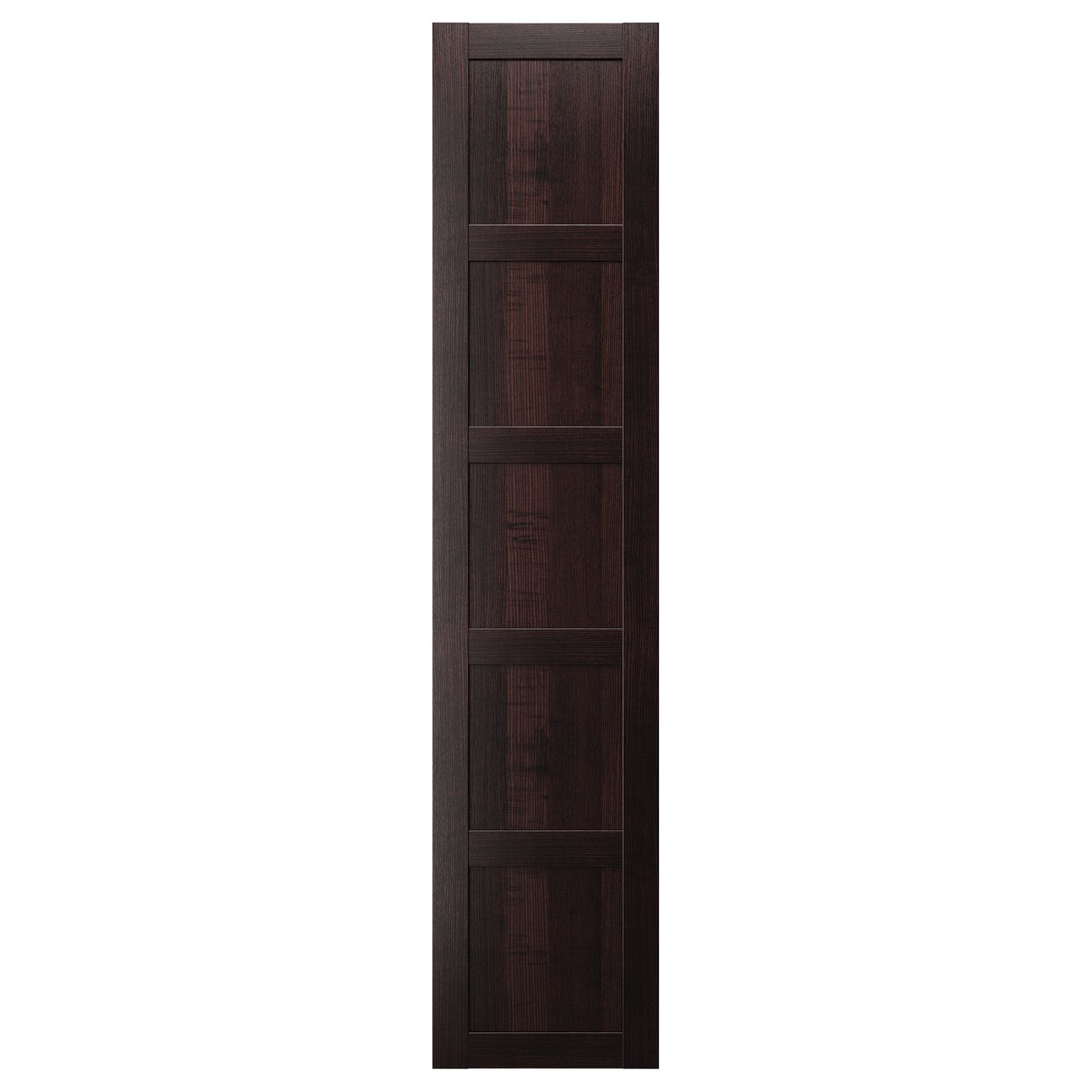 BERGSBO Door, Black-Brown, 50×229 cm