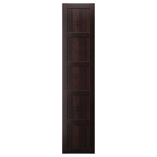 BERGSBO Door, Black-Brown, 50×229 cm