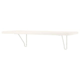 BERGSHULT / FÖRLÄGGARE wall shelf, white/white, 80x30 cm