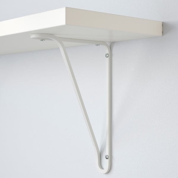 Ikea BERGSHULT / FÖRLÄGGARE - Wall shelf, white/white, 80x20 cm