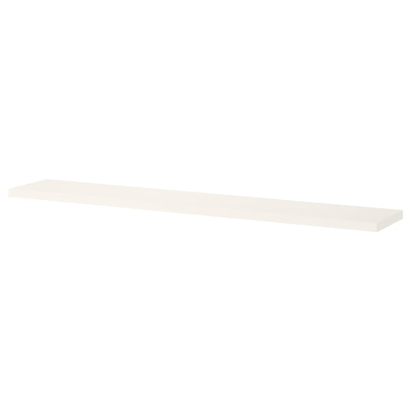 BERGSHULT shelf, white, 120x20 cm