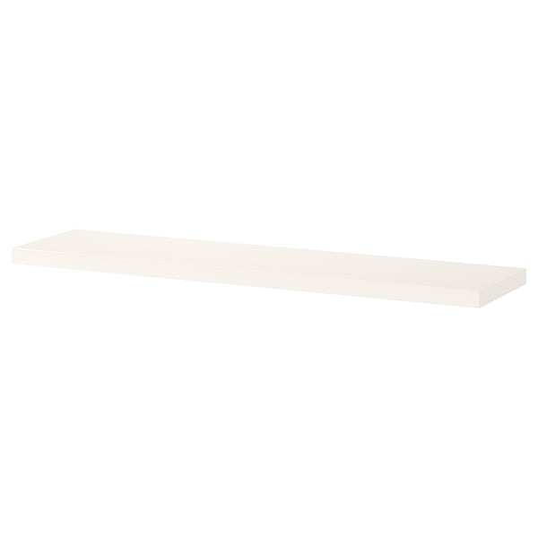 BERGSHULT shelf, white, 80x20 cm