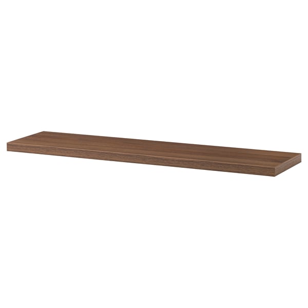 BERGSHULT - Shelf, walnut effect, 80x20 cm ,