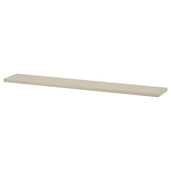 Ikea BERGSHULT - Shelf, grey-beige, 120x20 cm