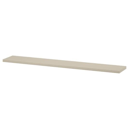 Ikea BERGSHULT - Shelf, grey-beige, 120x20 cm