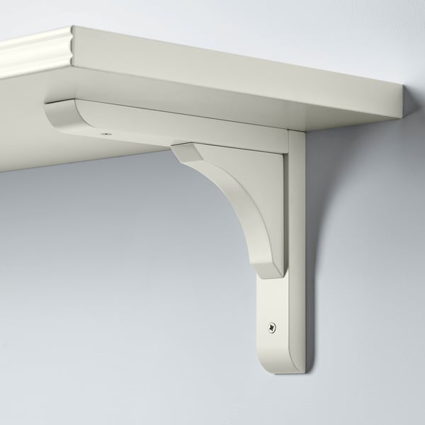 BERGSHULT / RAMSHULT - Wall shelf, white, 120x30 cm