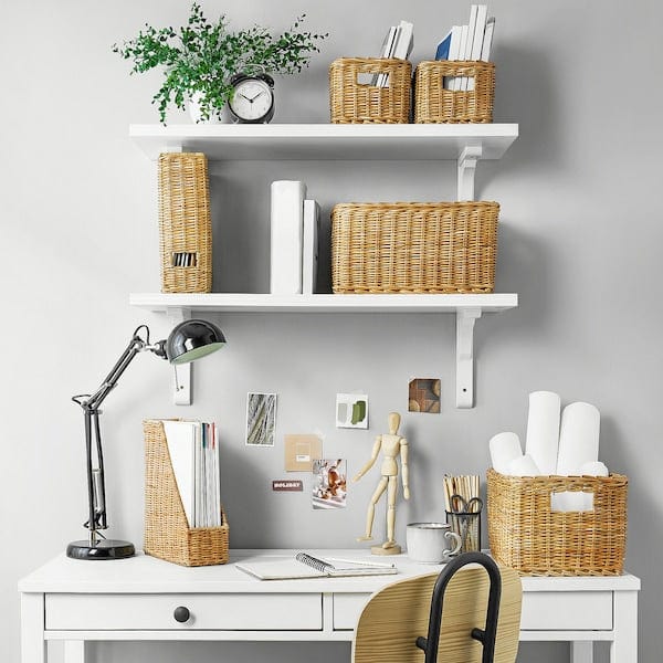 Ikea BERGSHULT / RAMSHULT - Wall shelf, white, 80x30 cm