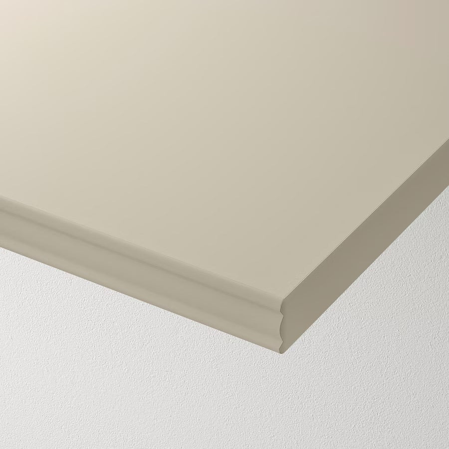 BERGSHULT / RAMSHULT - Wall shelf, grey-beige, 80x30 cm