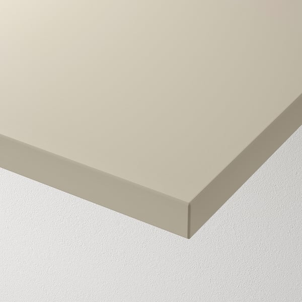 BERGSHULT / RAMSHULT wall shelf, grey-beige, 120x30 cm