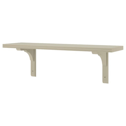 BERGSHULT / RAMSHULT - Wall shelf, grey-beige, 80x20 cm