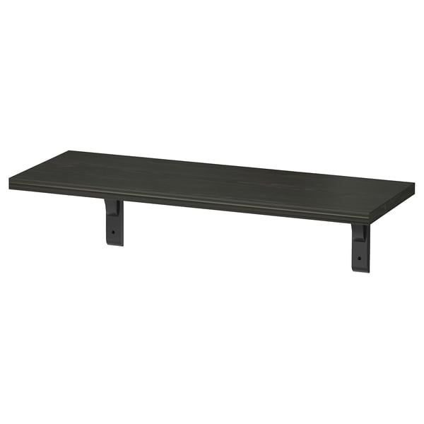 BERGSHULT / RAMSHULT - BERGSHULT / RAMSHULT Wall shelf, brown-black, 80x30 cm