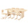 BERGSHYTTAN / LYCKAN table and 6 chairs, tinted effect birch veneer/birch veneer, 240x93 cm