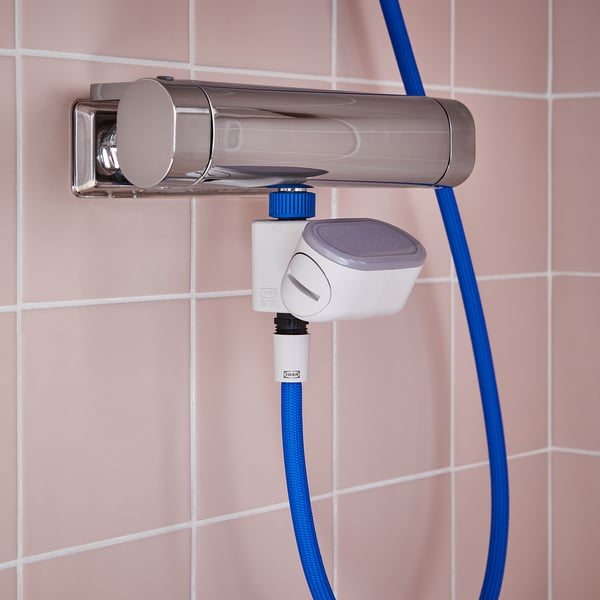 BERGVATTNET water meter for shower, 10x10x12 cm