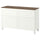 BESTÅ storage combination w doors/drawers, white/Pipmakare white, 120x42x75 cm