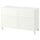 BESTÅ storage combination w doors/drawers, white/Pipmakare white, 120x42x75 cm