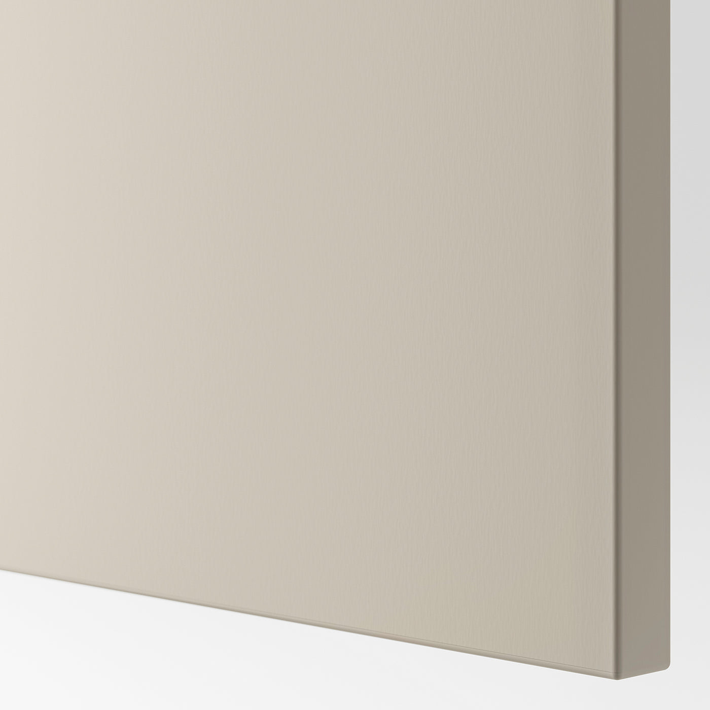 BESTÅ storage combination w glass doors, white Lappviken/light grey-beige clear glass, 60x42x193 cm
