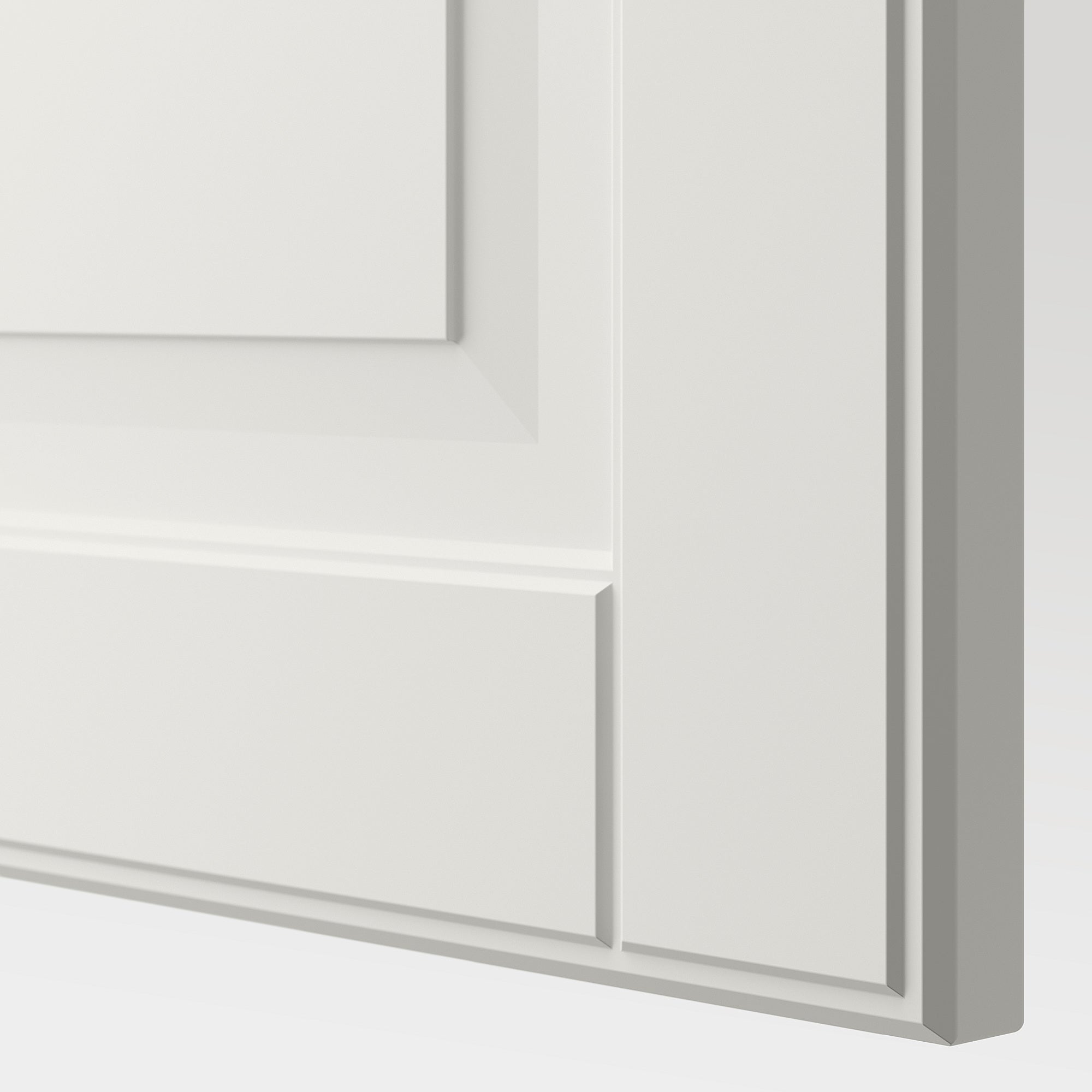 BESTÅ storage combination w glass doors, white Smeviken/Ostvik/Kabbarp white clear glass, 60x42x202 cm