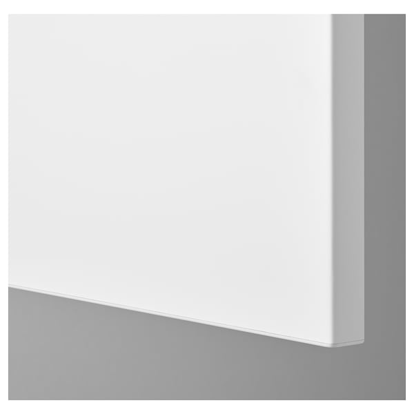 BESTÅ storage combination w glass doors, white Valviken/Sindvik white clear glass, 120x42x202 cm