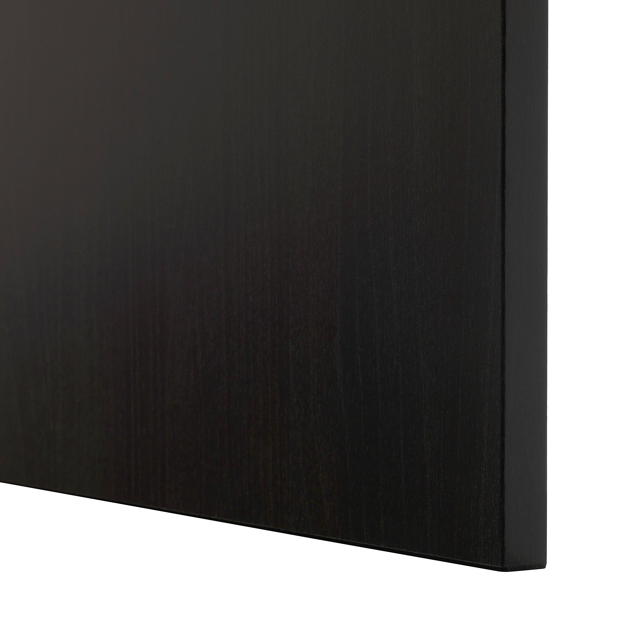 BESTÅ storage combination w glass doors, black-brown/Lappviken black-brown clear glass, 60x42x193 cm