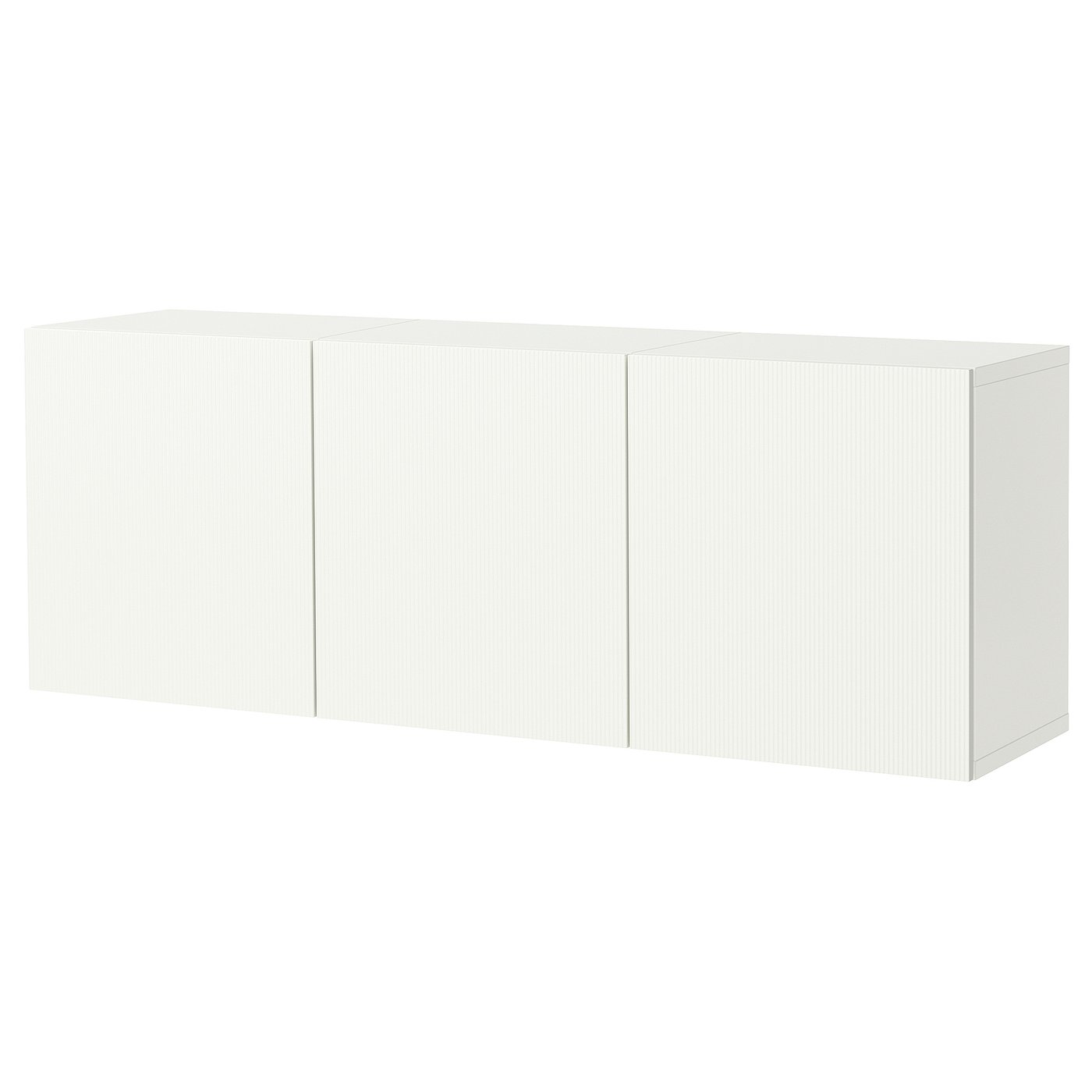 BESTÅ wall-mounted cabinet combination, white/Förvaltare white, 180x64x42 cm
