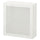 BESTÅ wall-mounted cabinet combination, white/Glassvik white frosted glass, 60x64x22 cm