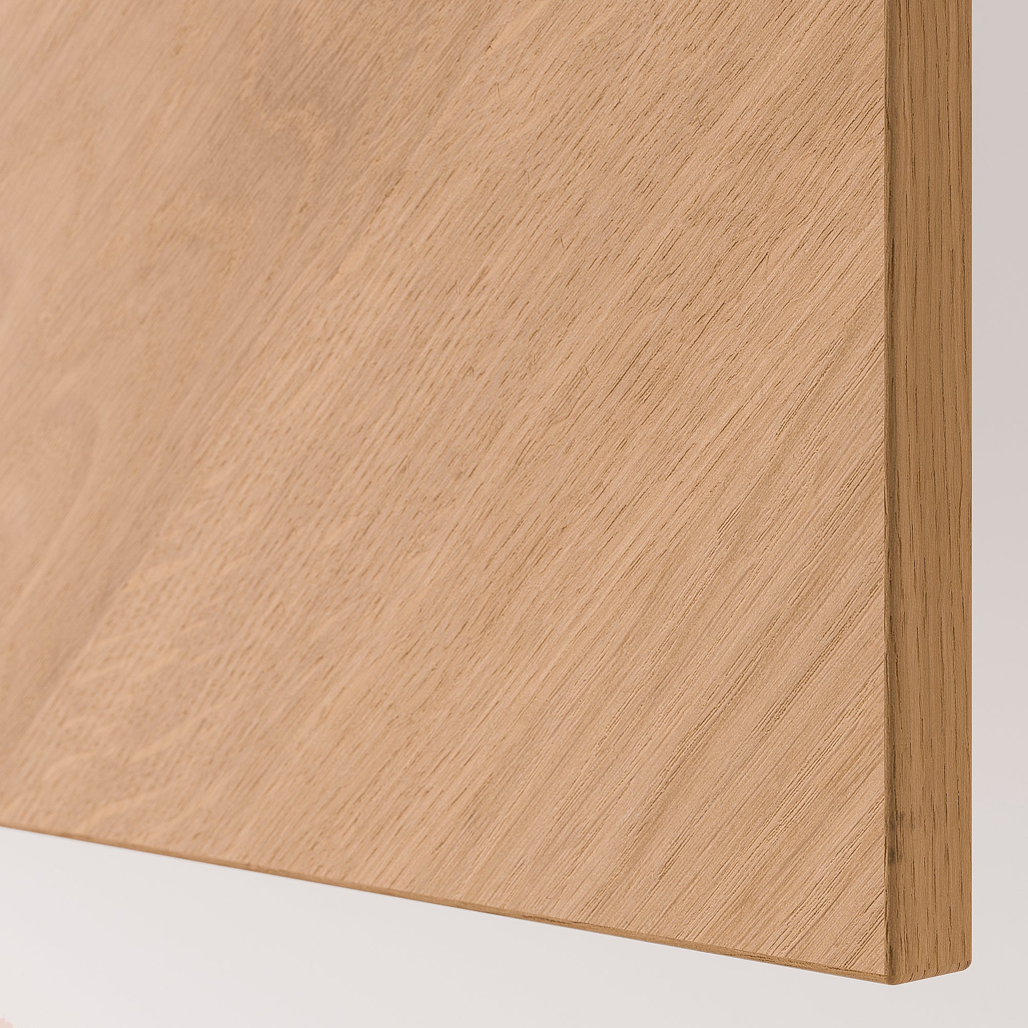 BESTÅ wall-mounted cabinet combination, white/Hedeviken oak veneer, 180x42x66 cm