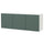 BESTÅ wall-mounted cabinet combination, white Krukmakare/dark grey-green high-gloss white, 180x42x65 cm