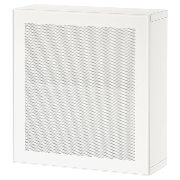 BESTÅ wall-mounted cabinet combination, white/Mörtviken white, 60x22x64 cm