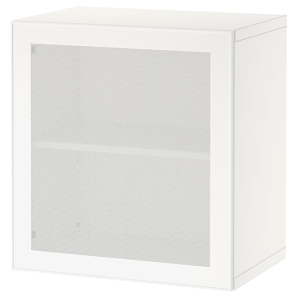 BESTÅ - BESTÅ Wall-mounted cabinet combination, white/Mörtviken white, 60x42x64 cm