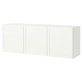 BESTÅ wall-mounted cabinet combination, white/Pipmakare white, 180x42x64 cm
