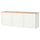 BESTÅ wall-mounted cabinet combination, white/Pipmakare white, 180x42x66 cm