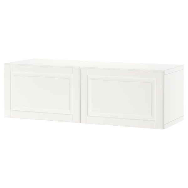 BESTÅ wall-mounted cabinet combination, white/Smeviken white, 120x42x38 cm