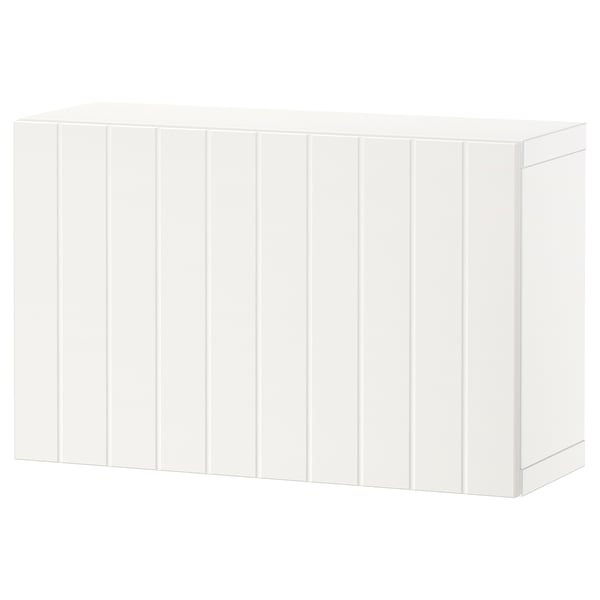 BESTÅ wall-mounted cabinet combination, white/Sutterviken white, 60x22x38 cm