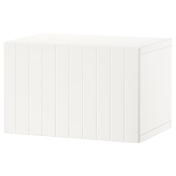 BESTÅ wall-mounted cabinet combination, white/Sutterviken, 60x42x38 cm