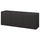 BESTÅ - BESTÅ Wall-mounted cabinet combination, black-brown/Hammarsmed anthracite, 180x42x64 cm
