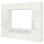 BESTÅ TV storage combination/glass doors, white/Selsviken high-gloss/white frosted glass, 51x231x32 cm