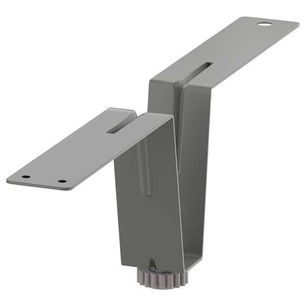 BESTÅ - BESTÅ Supporting leg, grey, 10 cm