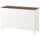 BESTÅ storage combination with doors, white/Förvaltare white, 120x42x75 cm
