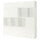 BESTÅ storage combination with doors, white/Lappviken white, 240x42x231 cm
