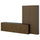 BESTÅ storage combination with doors, black-brown Hedeviken/Björköviken brown stained oak veneer, 300x42x193 cm