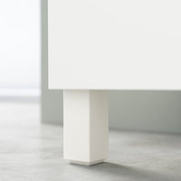 BESTÅ - TV bench, white Sindvik/Lappviken/Stubbarp dark grey, 180x42x48 cm